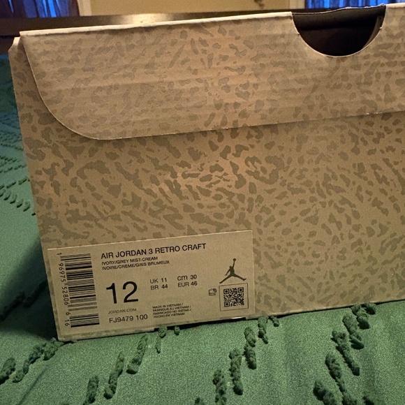 Air Jordan retro 3 craft ivory